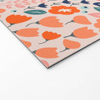 Ditsy Florals, Pink, Orange, Teal, Navy Welcome Mat Gallery Image 2