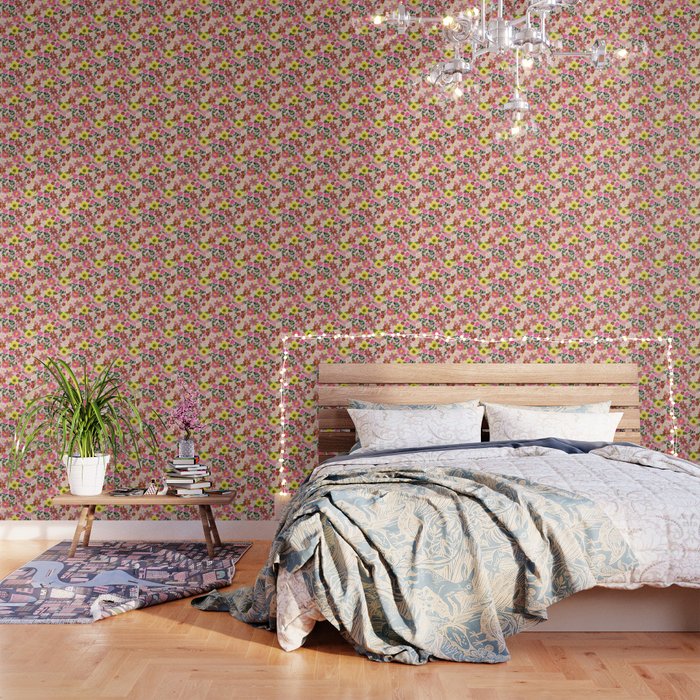 Spring flower pattern Wallpaper Gallery Image 1