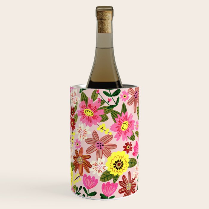 Spring flower pattern Wine Chiller Gallery Image 3