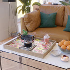 Spring flower pattern Serving Tray Gallery Image 2