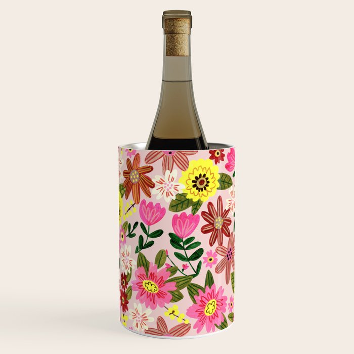 Spring flower pattern Wine Chiller Gallery Image 2