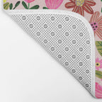 Spring flower pattern Bath Mat Gallery Image 2