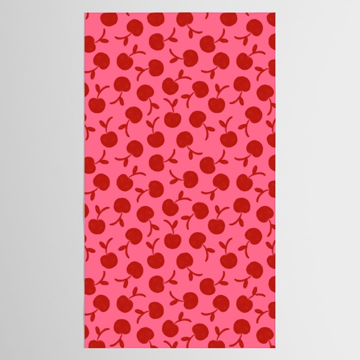 Cherry - Viva Magenta Tablecloth Gallery Image 2