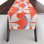 Bold Red and White Bow Pattern  A Striking Design Table Runner Gallery Image 1