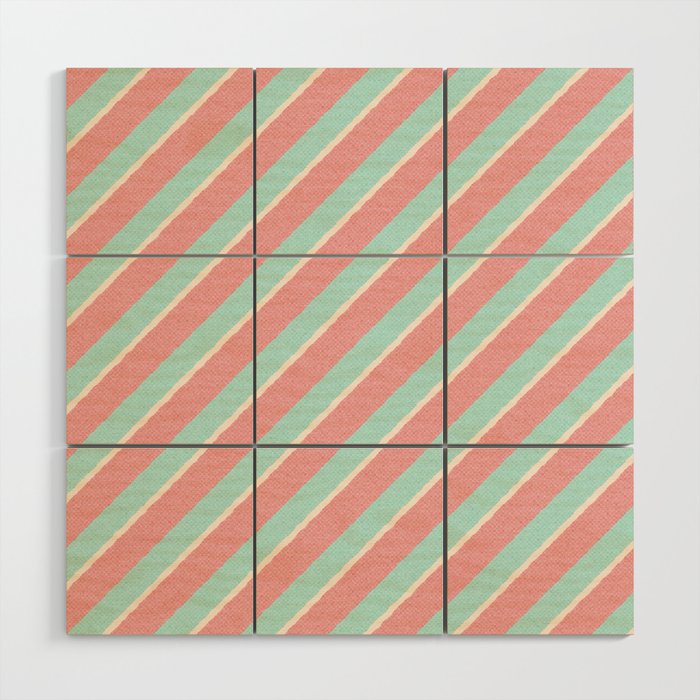 STRIPES - 003 - c Wood Wall Art Gallery Image 1