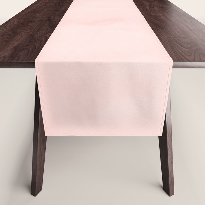 Seashell Pink Watercolor Table Runner Gallery Image 1