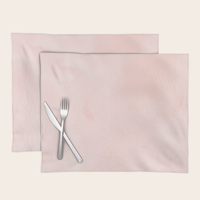 Seashell Pink Watercolor Placemat Gallery Image 1
