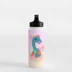 Quetzalcoatlus in the pink sky Water Bottle Gallery Image 3