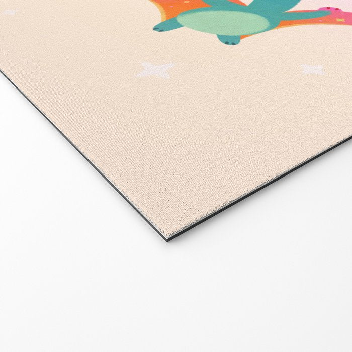 Quetzalcoatlus in the pink sky Welcome Mat Gallery Image 2