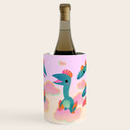 Quetzalcoatlus in the pink sky Wine Chiller Gallery Image 1