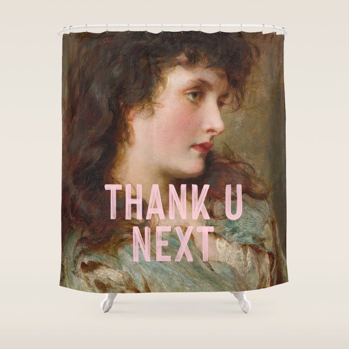 Thank U Next Shower Curtain Gallery Image 1