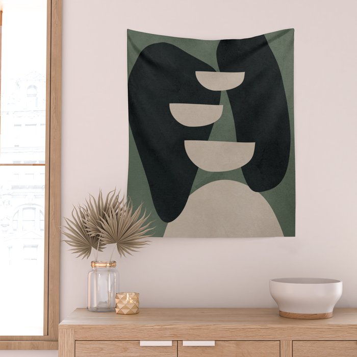 Abstract Balance 3 Wall Tapestry Gallery Image 2