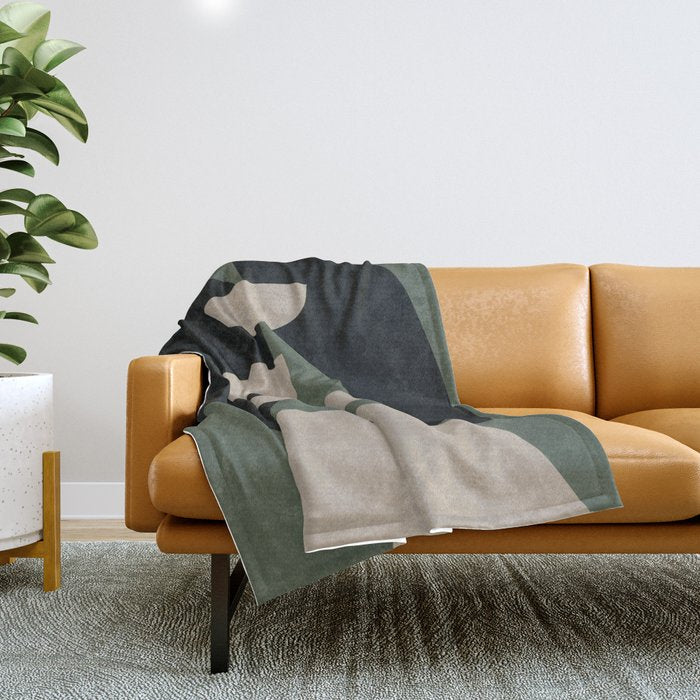 Abstract Balance 3 Throw Blanket Gallery Image 1