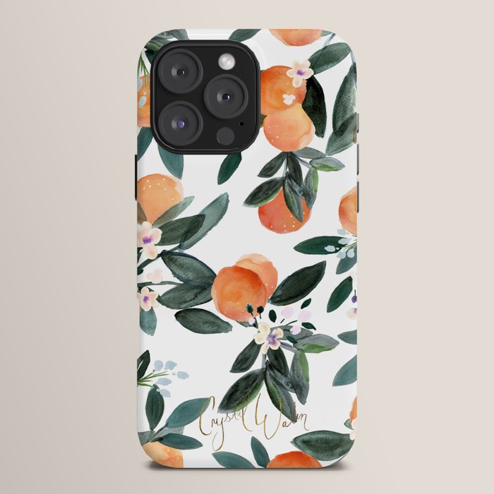 Dear Clementine - oranges on white iPhone Case Gallery Image 16