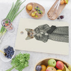 Kitten Dressed as Cat Cutting Board Gallery Image 2