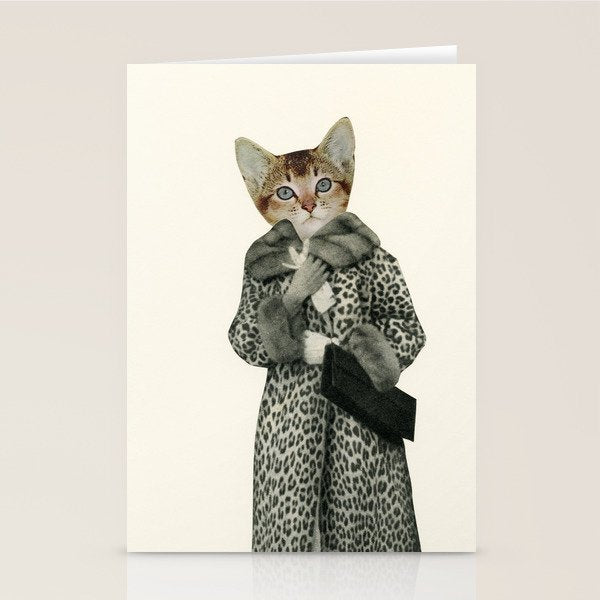 Kitten Dressed as Cat Stationery Card Gallery Image 1