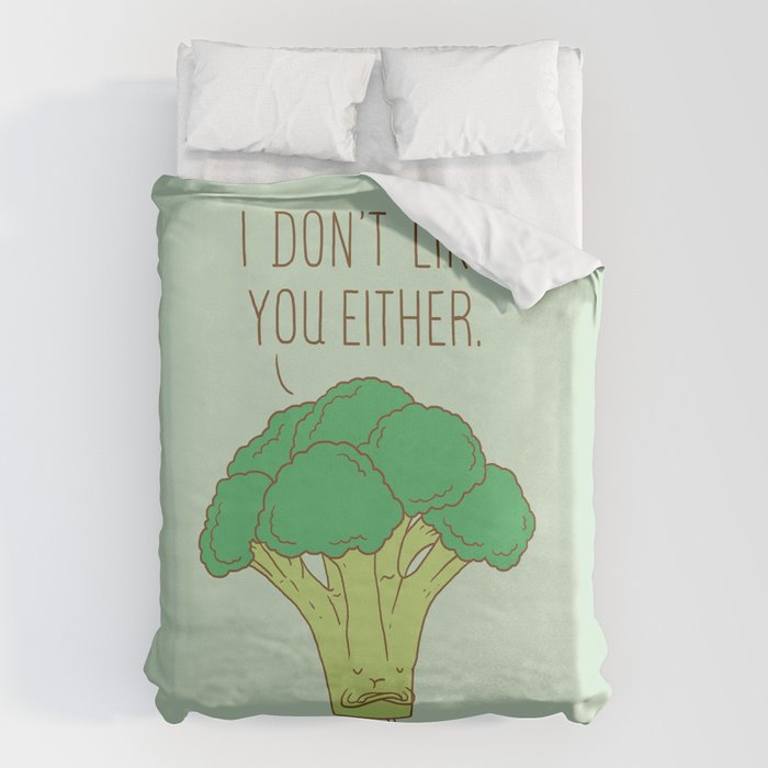 Broccoli don't like you either Duvet Cover Gallery Image 6