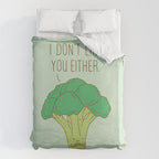 Broccoli don't like you either Duvet Cover Gallery Image 6