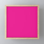 Very Hot Pink Bright Solid Color Mini Art Print Gallery Image 1