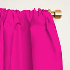 Very Hot Pink Bright Solid Color Window Curtain Gallery Image 2