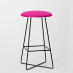 Very Hot Pink Bright Solid Color Stool Gallery Image 1
