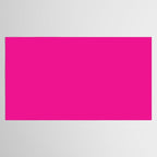 Very Hot Pink Bright Solid Color Tablecloth Gallery Image 2