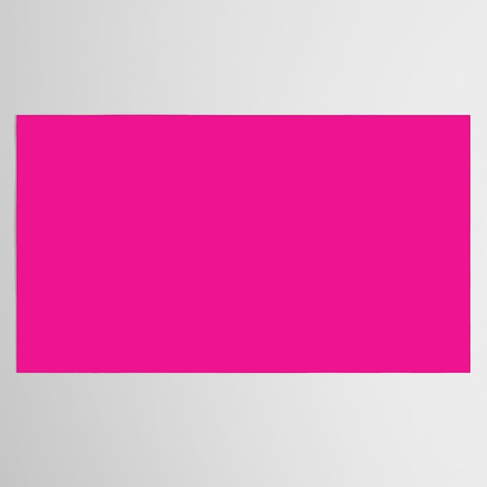 Very Hot Pink Bright Solid Color Tablecloth Gallery Image 2