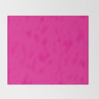 Very Hot Pink Bright Solid Color Throw Blanket Gallery Image 2