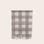 Gingham Cloth / Mocha Checks Wall Hanging Gallery Image 1