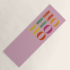 HO HO HO Festive Letters Yoga Mat Gallery Image 1