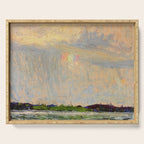 Tom Thomson Misty Sky c. 1913-1914 Canadian Landscape Artist Serving Tray Gallery Image 1