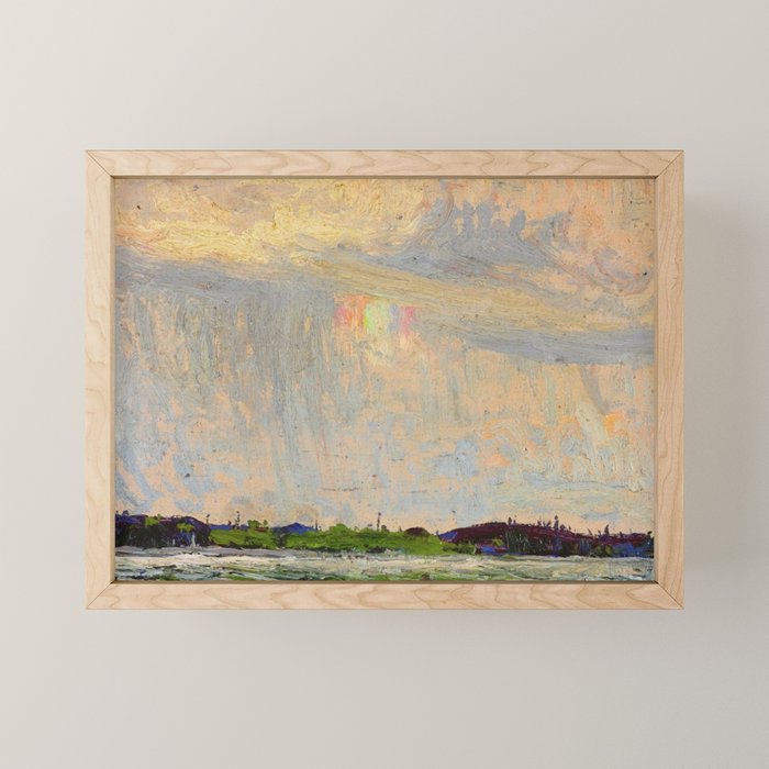 Tom Thomson Misty Sky c. 1913-1914 Canadian Landscape Artist Mini Art Print Gallery Image 1