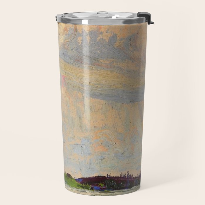 Tom Thomson Misty Sky c. 1913-1914 Canadian Landscape Artist Travel Mug Gallery Image 2