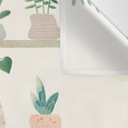 Little Plant Pots Wall Tapestry Gallery Image 3