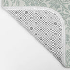 Jacobean Floral - sagebrush  Bath Mat Gallery Image 2