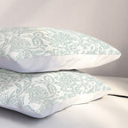Jacobean Floral - sagebrush  Pillow Sham Gallery Image 3