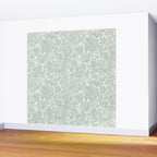 Jacobean Floral - sagebrush  Wall Mural Gallery Image 2