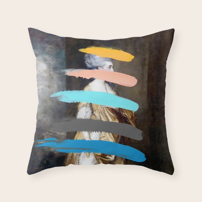 Composition 736 Throw Pillow Gallery Image 6