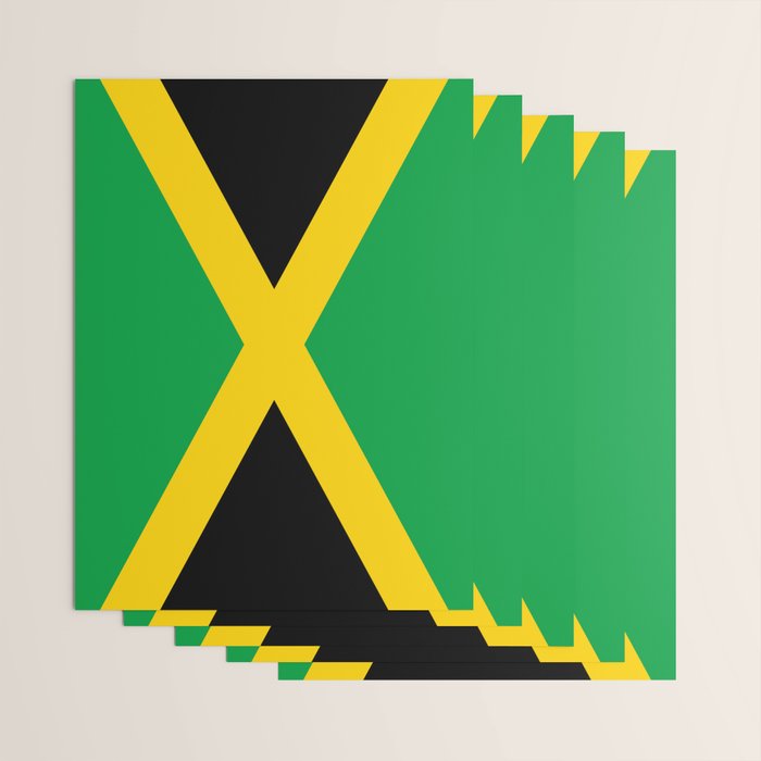 Jamaican Flag Wrapping Paper Gallery Image 3