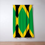 Jamaican Flag Window Curtain Gallery Image 3
