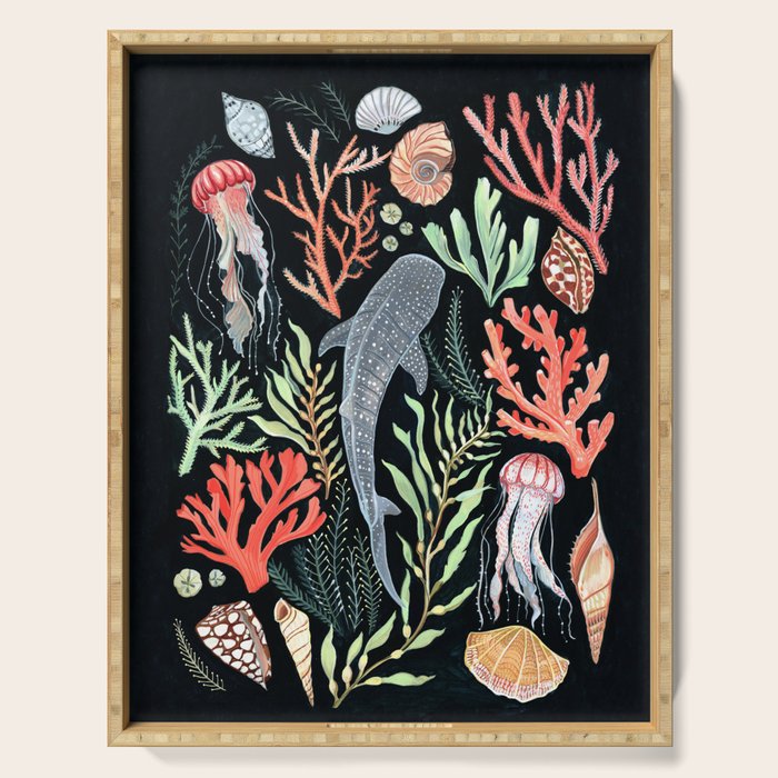 Whale shark Serving Tray Gallery Image 1