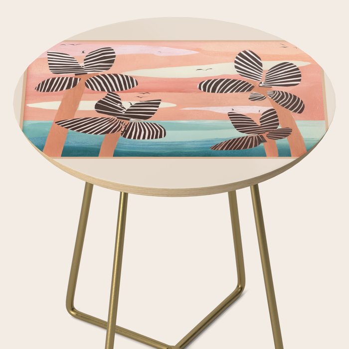 Tropical Sunset Palms III Side Table Gallery Image 2