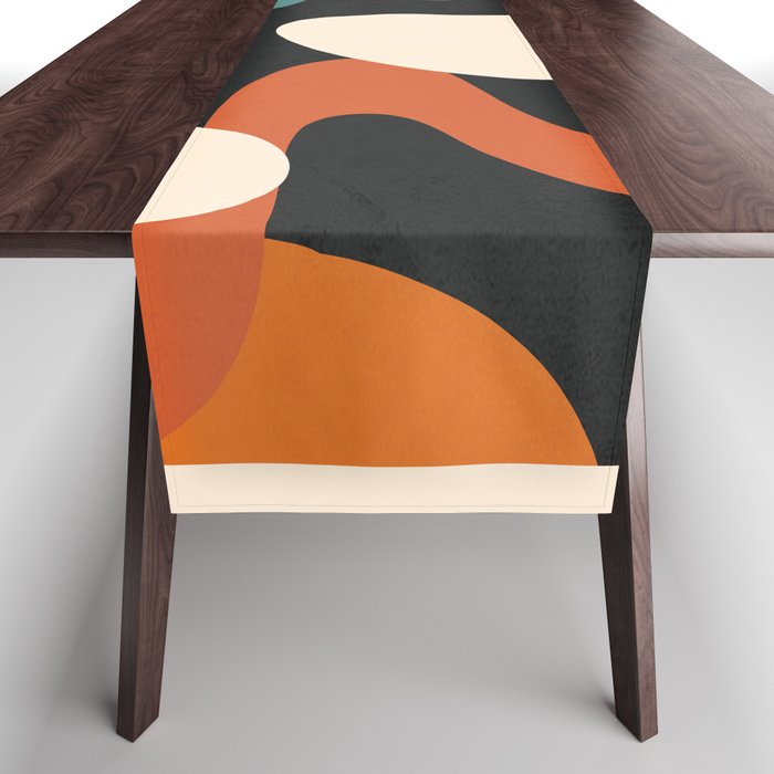 Abstract shapes in the skies 3 Table Runner Gallery Image 1