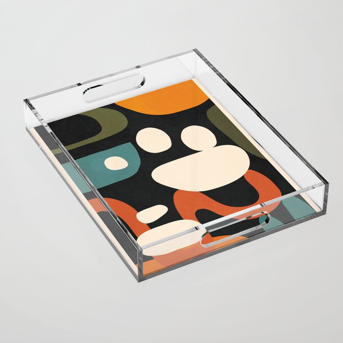 Abstract shapes in the skies 3 Acrylic Tray Gallery Image 1