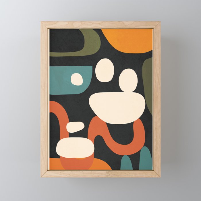 Abstract shapes in the skies 3 Mini Art Print Gallery Image 1