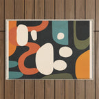Abstract shapes in the skies 3 Outdoor Rug Gallery Image 1