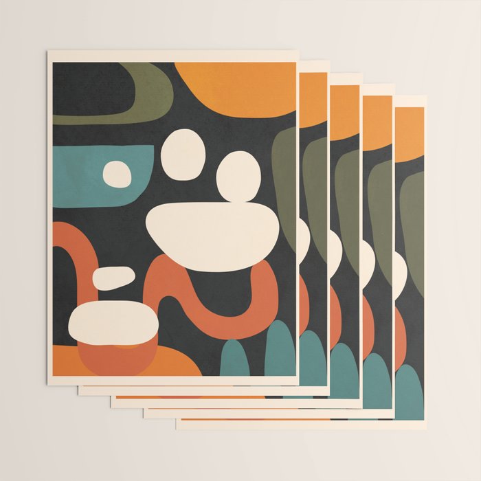 Abstract shapes in the skies 3 Wrapping Paper Gallery Image 3