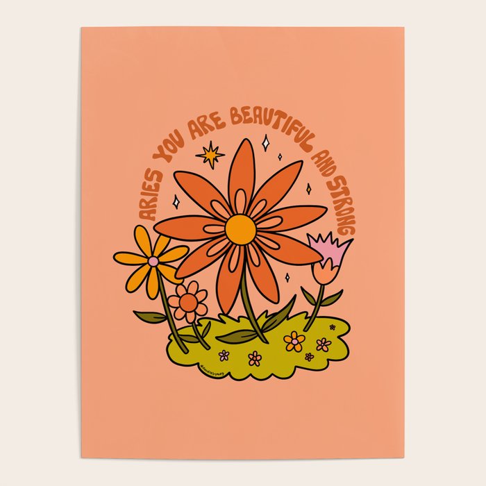 Aries Flower Poster Gallery Image 4