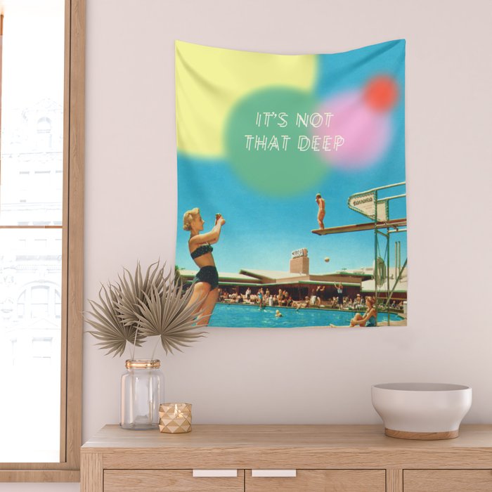 It's not that deep Wall Tapestry Gallery Image 2