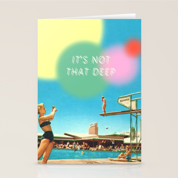 It's not that deep Stationery Card Gallery Image 2